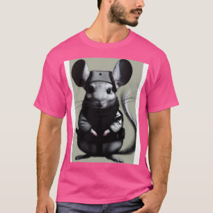 T-shirt Chinchilla en costume ninja 1