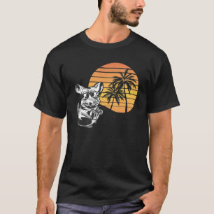 T-shirt Chinchilla été coucher de soleil Vintage Nut Chinc