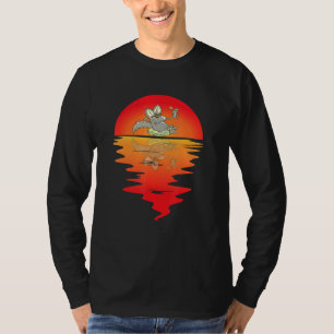 T-shirt Chinchilla Heure d'été Chinchilla coucher Vintage