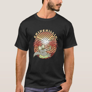 T-shirt Chinchilla Jour d'été Palm Chinchilla Boire