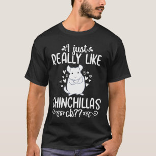 T-shirt Chinchilla Maman Cute Propriétaire de l'animal Amo