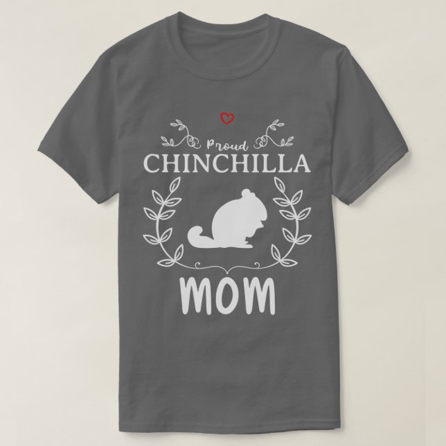 T-shirt Chinchilla Maman Drôle Design Pour Cadeau 1 (Design devant)