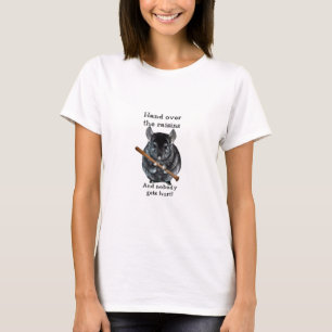 T-shirt Chinchilla mignon de moyen de raisin sec