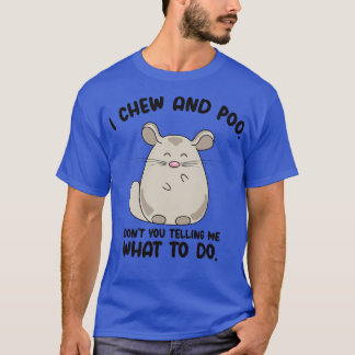 T-shirt Chinchilla mignonne animal animal animal animal an