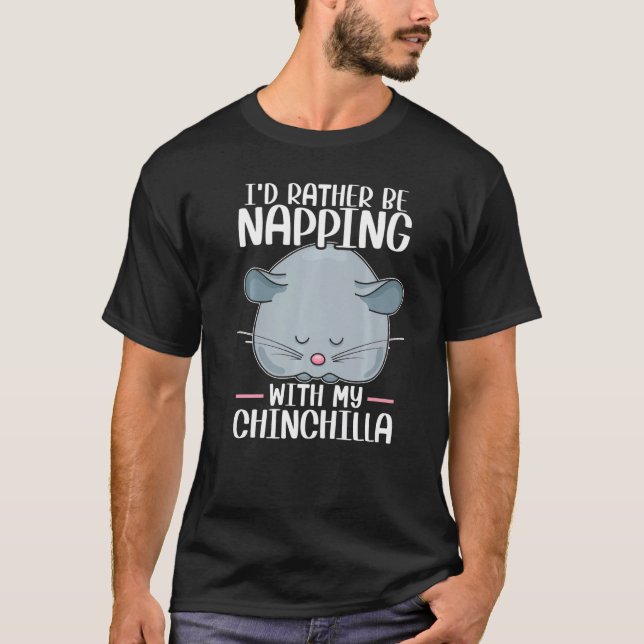 T-shirt Chinchilla Pet Animal  6 (Devant)