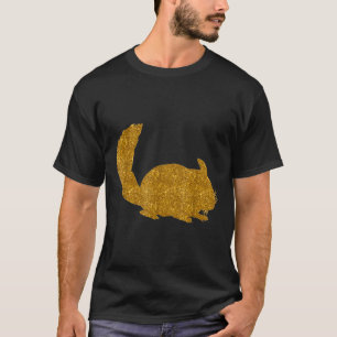 T-shirt Chinchilla Pour Femmes Rodent Rodent Écureuil Anim