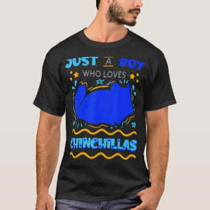 T-shirt Chinchillas Juste Un Garçon Rongeur Animal