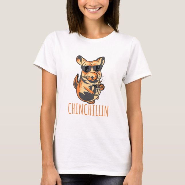T-shirt Chinchillin Chinchilla (Devant)