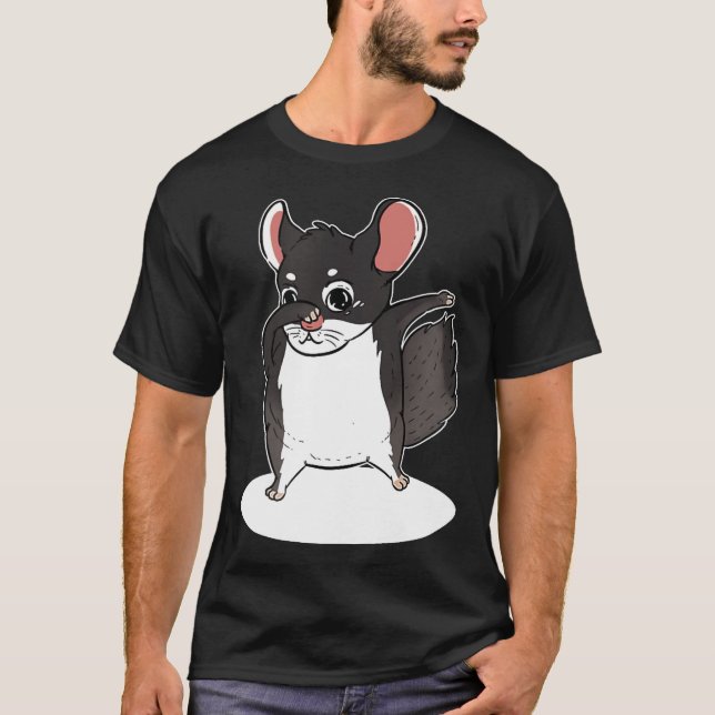 T-shirt Chinchillin Dabbing Chinchilla (Devant)