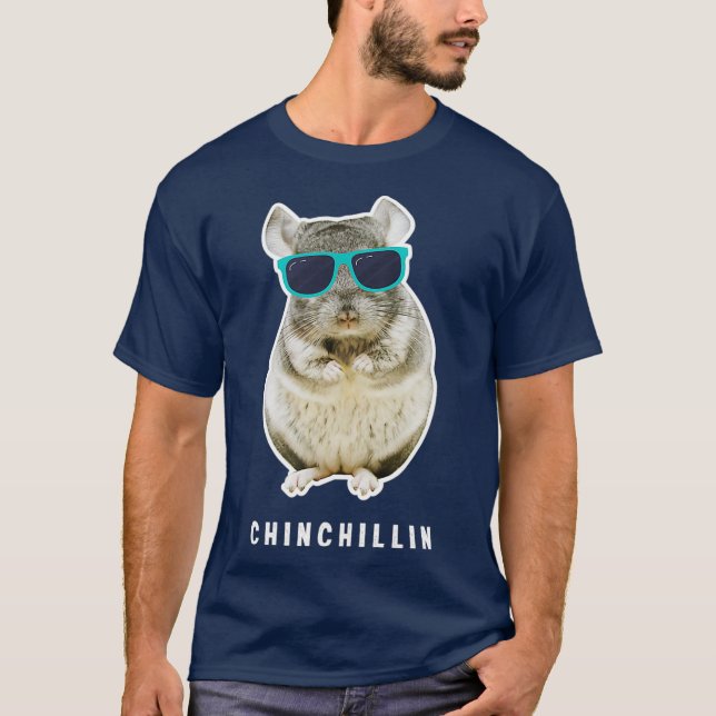 T-shirt Chinchillin Funny Chinchilla Les amoureux (Devant)