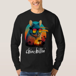 T-shirt Chinchillin' Retro Super Chinchilla