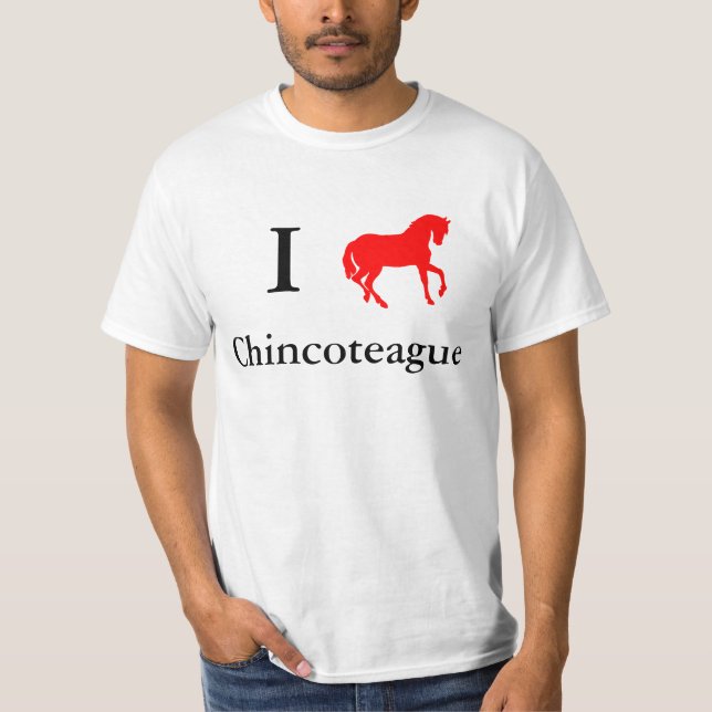 T-shirt Chincoteague du poney I (Devant)