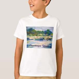 T-shirt Chincoteague Island Cheval Peinture Sweatshirt