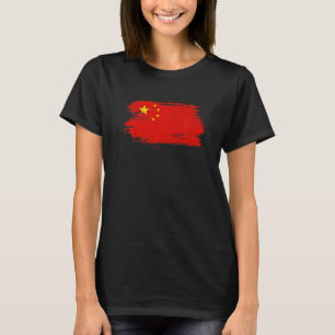 T-shirt Chine Afficher drapeau Chine Symbole I Love Chin