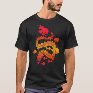 T-shirt Chine Asiatique Animal Mythique Imaginaire Créatur