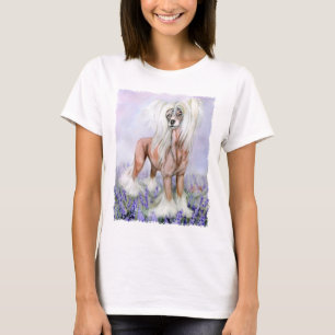 T-shirt Chine Bonnets bleus cirés