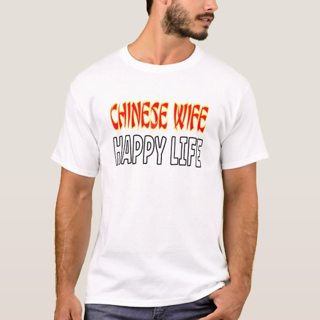 T-shirt Chine Chine Chine Chine Chine Asie Chine Mari chin (Devant)