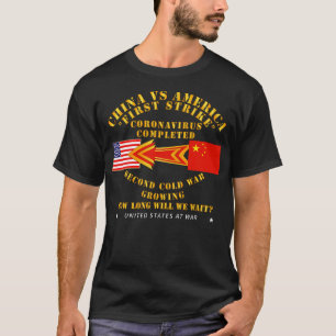T-shirt Chine contre Amérique première grève terminée 2e G