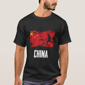 T-shirt Chine Drapeau Jersey Chinese Soccer Team Chinois