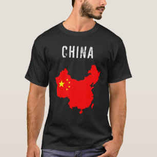 T-shirt Chine Drapeau Pour Les Gens Qui Aiment La Chine 1