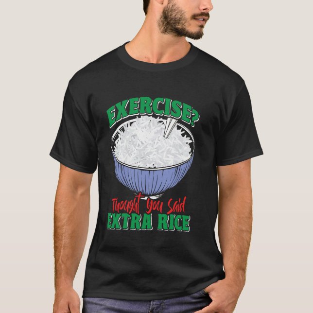 T-shirt Chine Fan Exercice Pensé que vous avez dit Ric Ext (Devant)