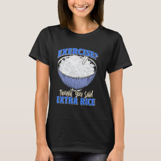 T-shirt Chine Fan Exercice Pensé que vous avez dit Ric Ext
