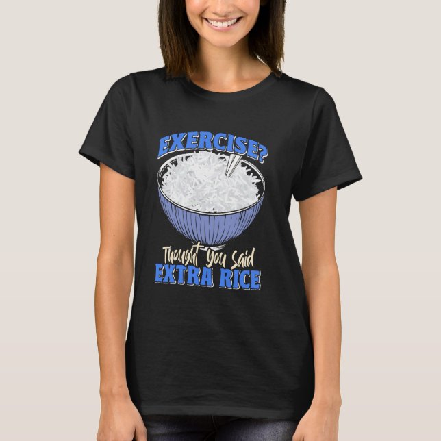 T-shirt Chine Fan Exercice Pensé que vous avez dit Ric Ext (Devant)
