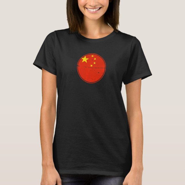 T-shirt Chine Fière Drapeau Chinois 2 (Devant)