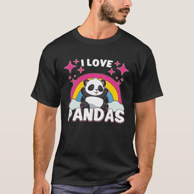 T-shirt Chine Pandabear Panda Bamboo Faune (Devant)