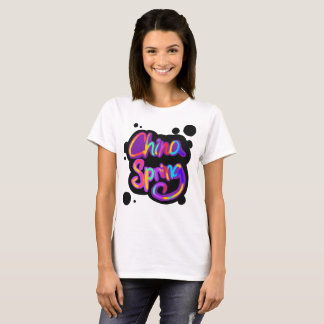 T-shirt Chine Printemps coloré