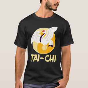 T-shirt Chine Tai Chi Yin Yang Crâne soleil animal