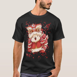 T-shirt Chines Nouvel An De Lapin Dragon Danse Nouvel An 2