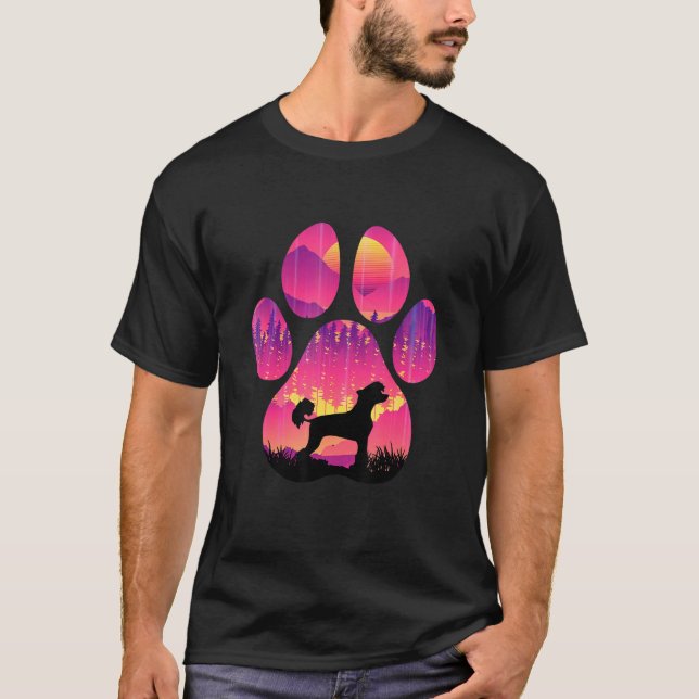 T-shirt Chinese Crested Paw Mom Dad Dog  Women Men (Devant)