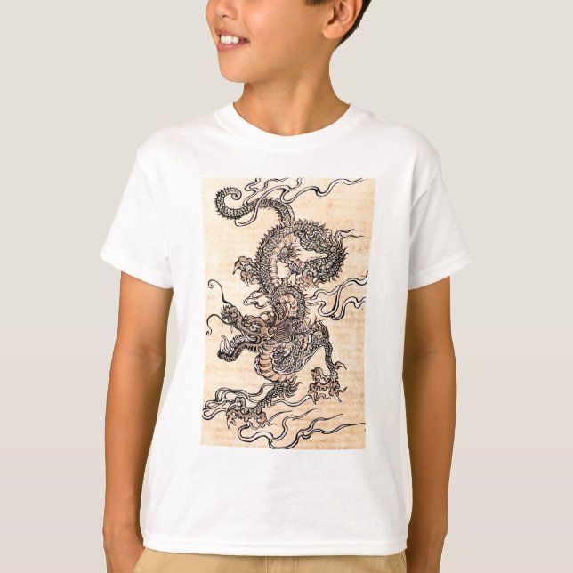 T-shirt chinese-dragon-clipart-1 (Devant)