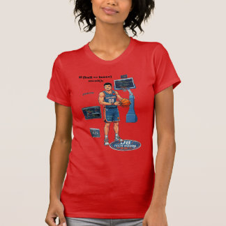 T-shirt Chinese Software Engineer Playing Basketball URM