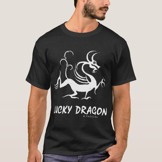 T-shirt Chinese Zodiac 5 Lucky Dragon 2 (Devant)