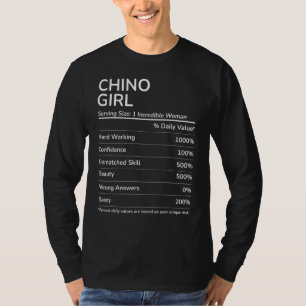 T-shirt Chino Girl Funny California Hometown