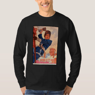 T-shirt Chinois Communiste Travailleur Utilitaire Mandarin