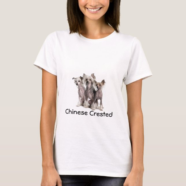 T-shirt Chinois Crested (Devant)