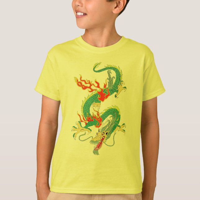 T-shirt chinois Dragon Kids (Devant)