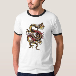 T-shirt chinois-dragon-noir
