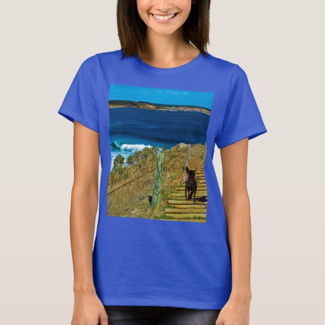 T-shirt chinois en peluche Chien de Chien de Vapeu (Devant)