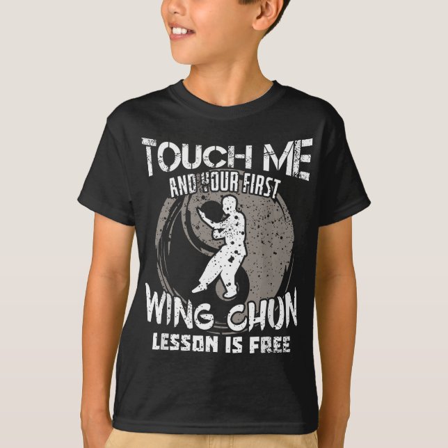 T-shirt Chinois Martial Arts Wing Chun (Devant)