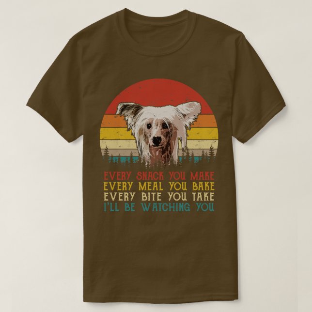 T-shirt Chinois Rétro Serré Chaque Snack Que Vous Faites C (Design devant)