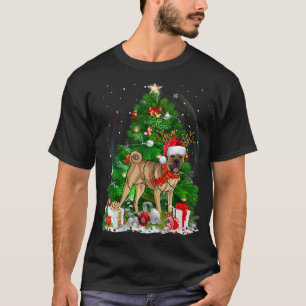 T-shirt Chinois Shar pei sapin de Noël Light Pyjama Chien 