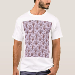 T-shirt Chinois traditionnel : Arrière - plan Motif rétro.
