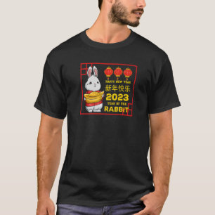 T-shirt Chinois Vietnamien Nouvel An 12 Zodiacs Rabbit 202