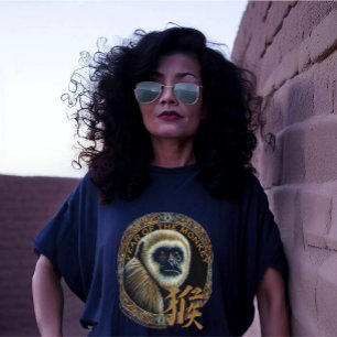 T-shirt chinois Zodiac "Singe"