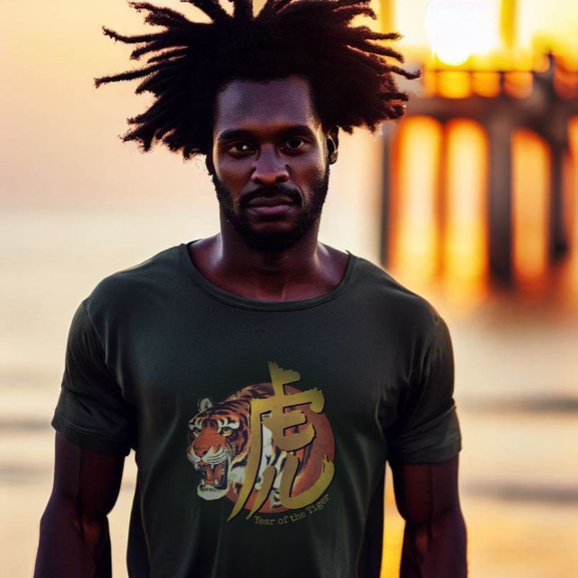 T-shirt chinois Zodiac "Tigre" (Créateur téléchargé)