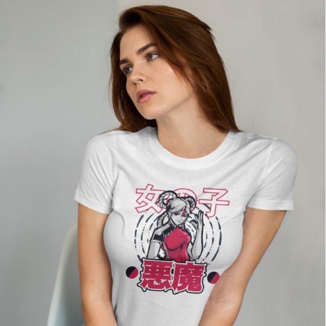 T-shirt Chinoise Anime Girl (Créateur téléchargé)